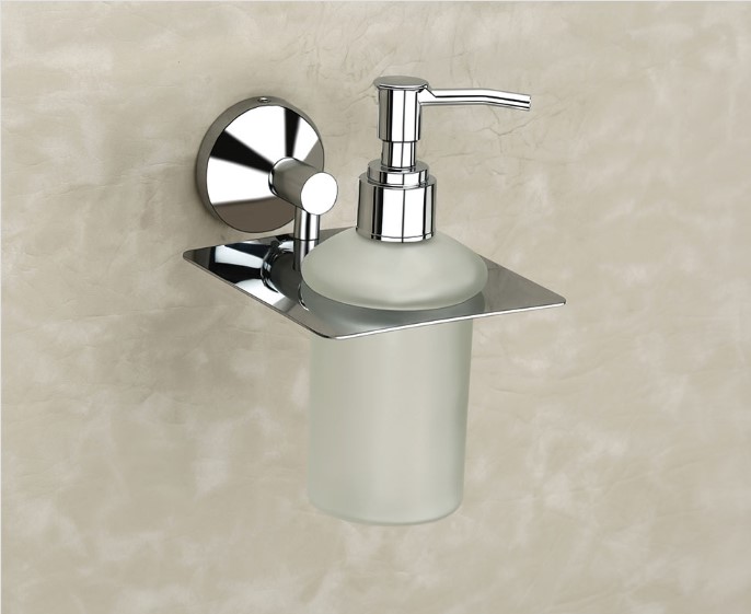 Moon Liquid Soap Dispenser Stainless Steel Bathroom Commercial Hotel Spa Wall Mount Heavy-Duty Anti-Rust Waterproof Easy Refill Professional Grade Durable Sensor Pump Rustproof Hygienic Lunar Design Space Saving Modern Luxury Secure Grip Contemporary